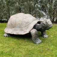 Edition Strassacker Bronzeskulptur "Schildkröte" von Michael Brettschneider - limitiert