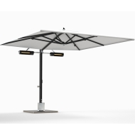TUUCI Ocean Master Max Klassik Cantilever - Premium Ausführung, quadratisch