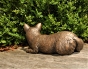 Edition Strassacker Bronzeskulptur "Fuchs, liegend"