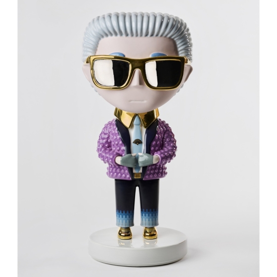 Bosa Skulptur Karl Lagerfeld "Pop Karl" von Elena Salmistraro