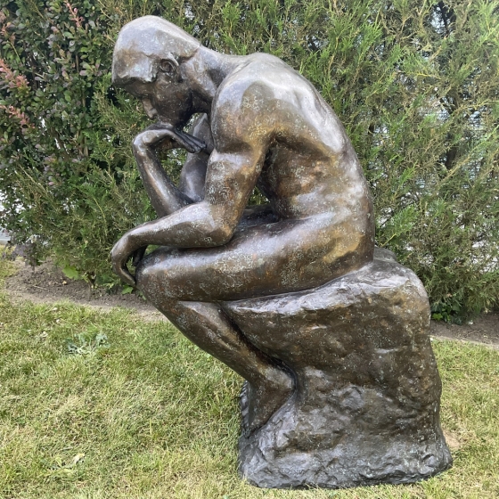 Bronzeskulptur "Der Denker" von Auguste Rodin