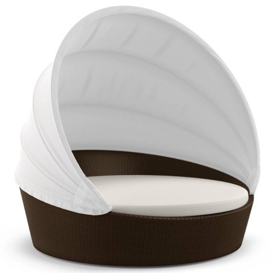 Dedon Orbit XXL Verdeck Weiß