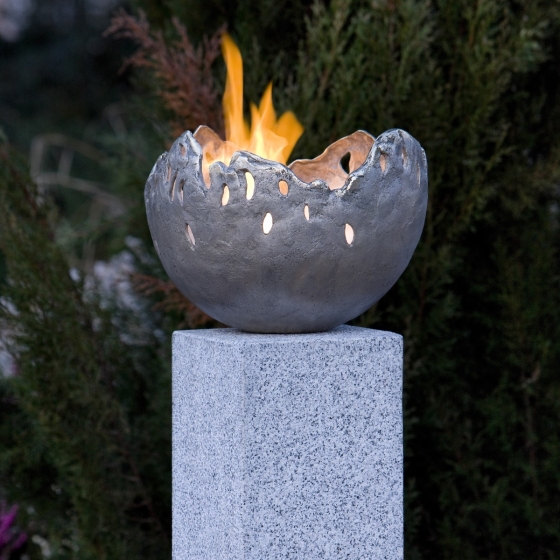 Rottenecker Feuerschale silber