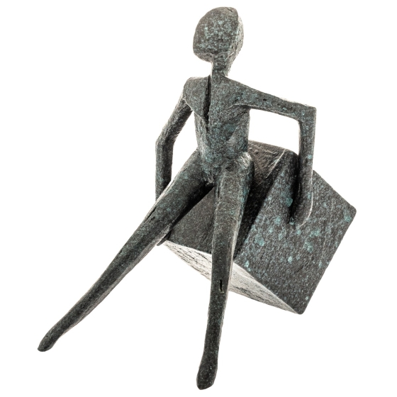 Bronzeskulptur "Retro Cybus" von Guy Buseyne