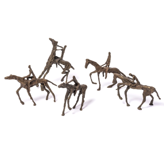 Bronzeskulptur To Ride von Ann Vrielinck