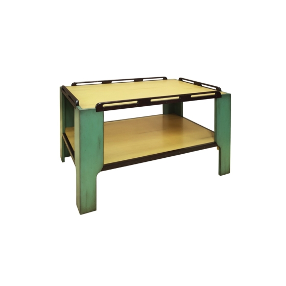 Kindertisch stapelbar retro Design
