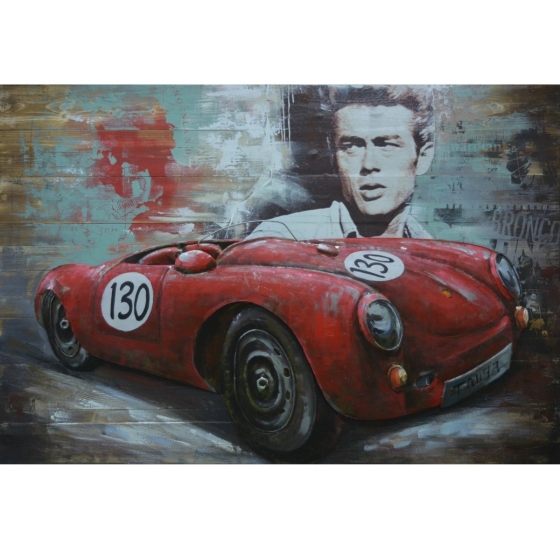 Metall - Wandbild "James Dean"