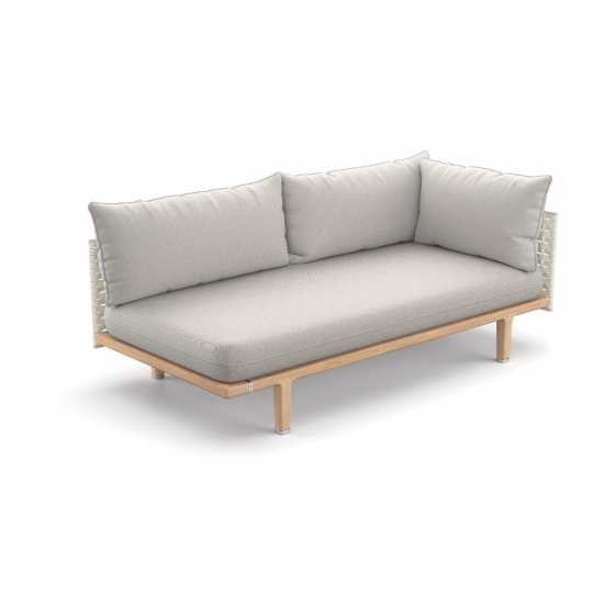 Dedon Sealine Lounge Modul links in silver beige