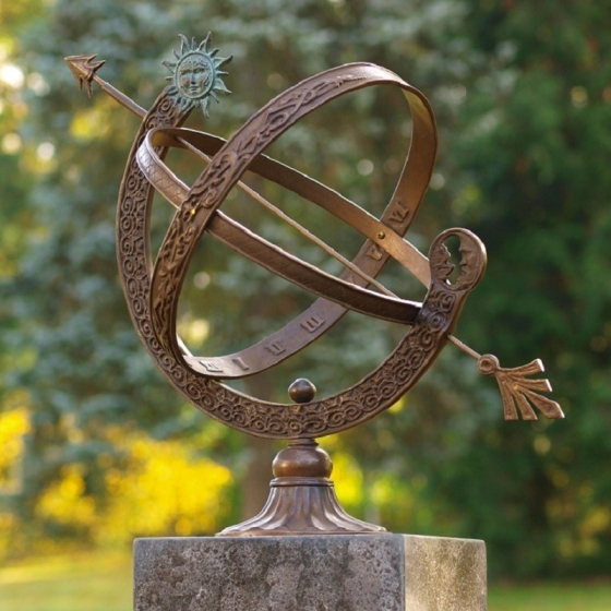 Sonnenuhr Versailles Ludwig der XIV Bronzeskulptur