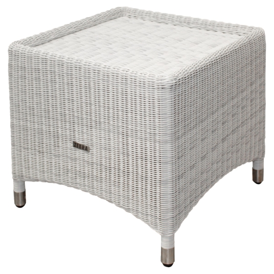 Zebra Loomus Hocker in weiss