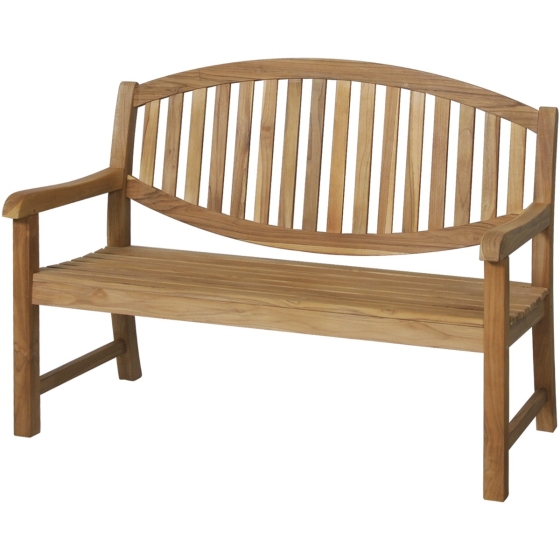 Zebra Teak - Bootsbank Teakbank Gartenbank aus Teakholz Holzbank
