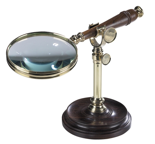 AC099A Magnifying Glass Lupe auf Ständer Authentic Models