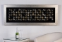 Wandobjekt "Cubes" aus Holz + Glas