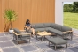 Zebra Belvedere Lounge Gartenlounge Teak Edelstahl Loungegruppe