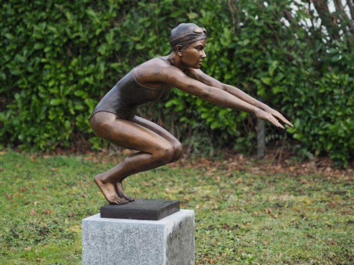 Schwimmerin Bronze Lilly
