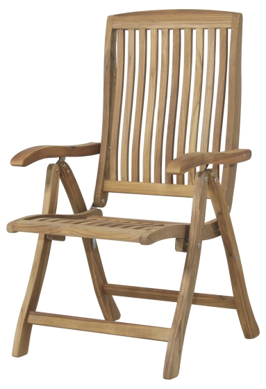 Zebra Teaksessel Bueno, klappbar Teaksessel Teakmöbel Gartenstuhl aus Teak